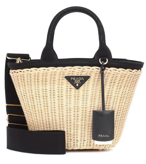 prada straw bag tote|prada beach bag for sale.